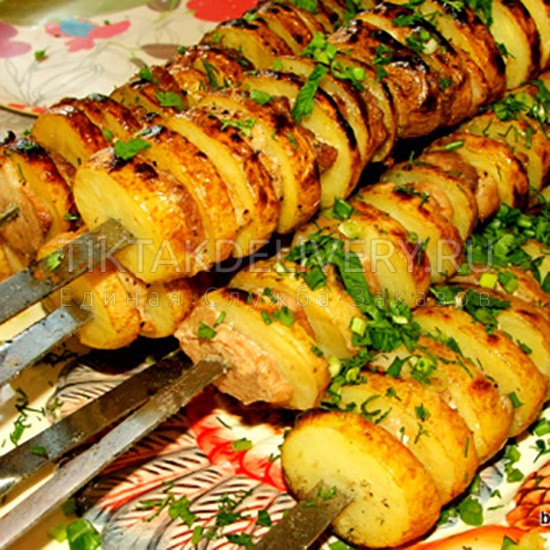 Картошка на шампурах фото Картошка на шампурах фото
